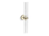 KOHLER K-27264-SC02 Purist Two-light sconce, french gold