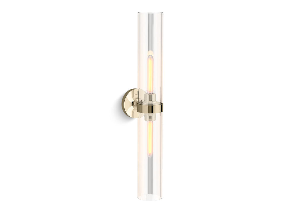 KOHLER K-27264-SC02 Purist Two-light sconce, french gold - view 2