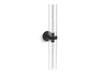 KOHLER K-27264-SC02 Purist Two-light sconce, matte black