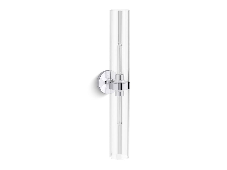 KOHLER K-27264-SC02 Purist Two-light sconce, polished chrome