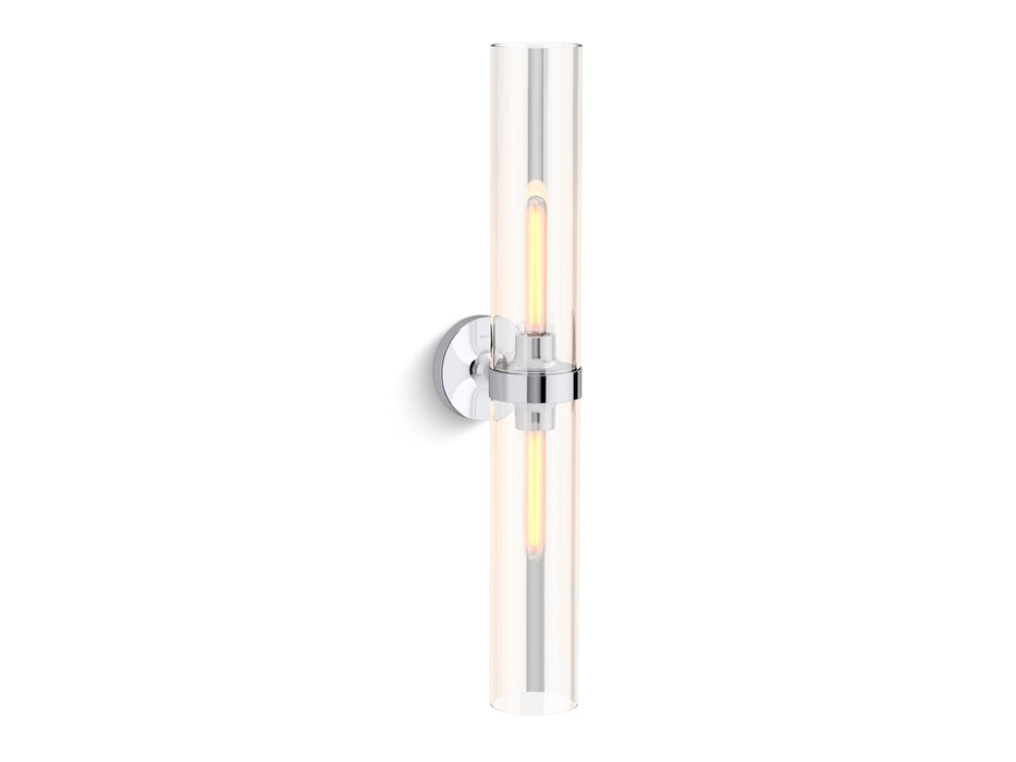 KOHLER K-27264-SC02 Purist Two-light sconce, polished chrome - view 2