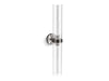 KOHLER K-27264-SC02 Purist Two-light sconce, titanium