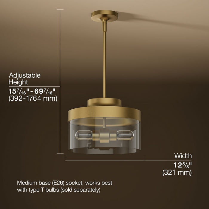 3/4 view of product with dimensions