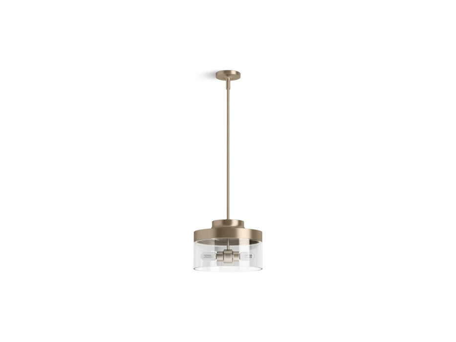 KOHLER K-27265-PE02 Purist 12-1/2" pendant, brushed bronze