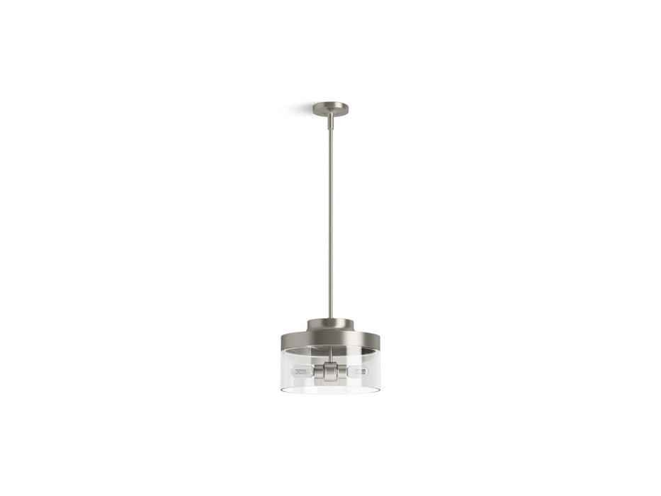 KOHLER K-27265-PE02 Purist 12-1/2" pendant, brushed nickel