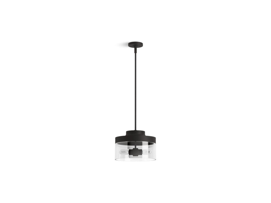 KOHLER K-27265-PE02 Purist 12-1/2" pendant, matte black