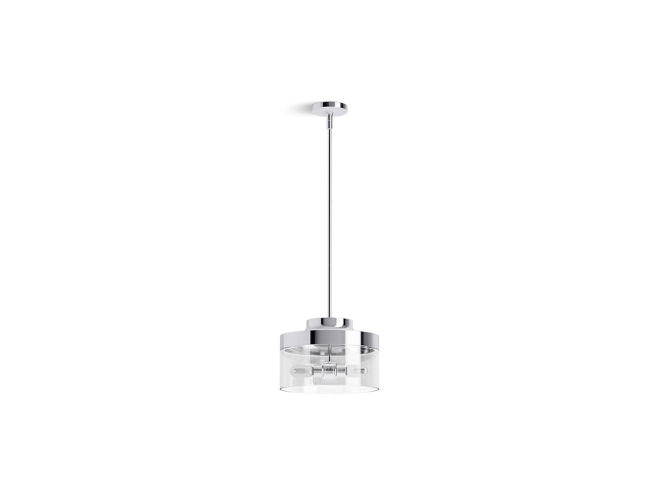 KOHLER K-27265-PE02 Purist 12-1/2" pendant, polished chrome