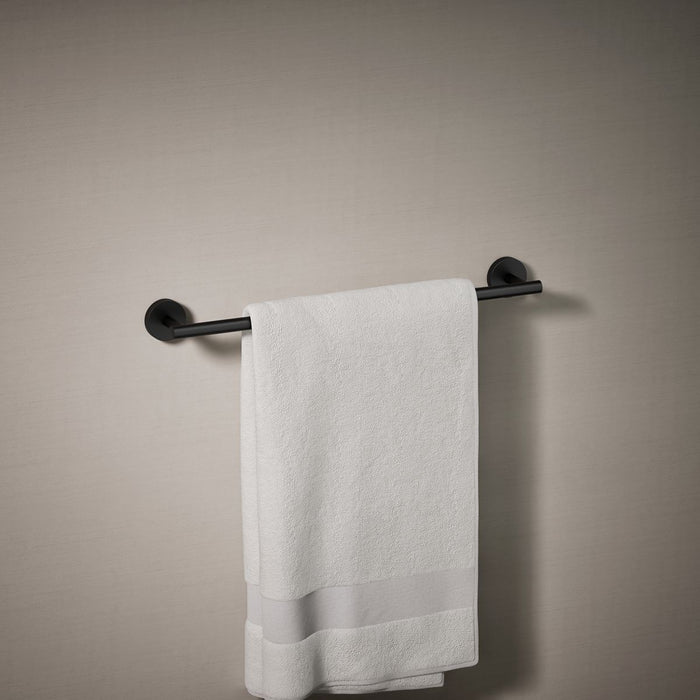 KOHLER K-27286 Elate 18" towel bar, matte black - view 3