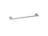 KOHLER K-27286 Elate 18" towel bar, vibrant brushed nickel