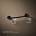 KOHLER K-27288 Elate 12" towel bar, matte black - view 5