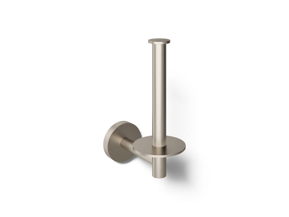 KOHLER K-27293 Elate Vertical toilet paper holder, vibrant brushed nickel