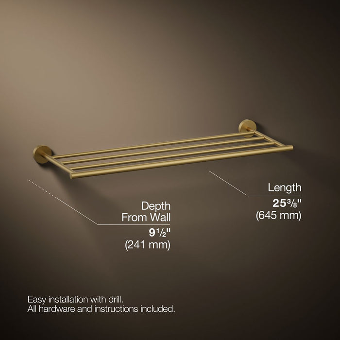 KOHLER K-27294 Elate Hotelier, vibrant brushed moderne brass - view 5
