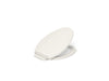 KOHLER K-27331 Glissade ReadyLatch Quiet-Close elongated toilet seat, biscuit