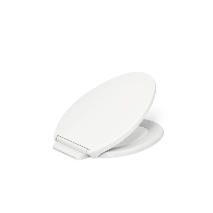 KOHLER K-27331 Glissade ReadyLatch Quiet-Close elongated toilet seat, white - view 5