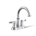 KOHLER K-27378-4K Bellera Centerset bathroom sink faucet, 1.0 gpm, polished chrome