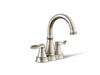 KOHLER K-27378-4N Bellera Centerset bathroom sink faucet, 0.5 gpm, vibrant brushed nickel