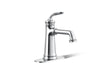 KOHLER K-27379-4N Bellera Single-handle bathroom sink faucet, 0.5 gpm, polished chrome