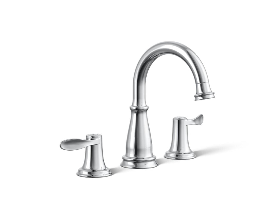 KOHLER K-27380-4K Bellera Widespread bathroom sink faucet, 1.0 gpm, polished chrome
