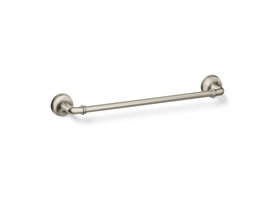 KOHLER K-27383 Bellera 18" towel bar, vibrant brushed nickel