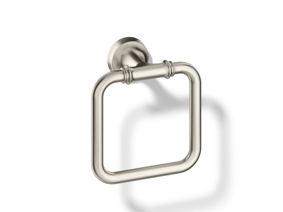 KOHLER K-27386 Bellera Towel ring, vibrant brushed nickel
