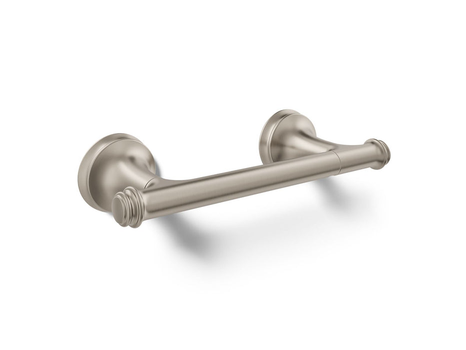KOHLER K-27387 Bellera Pivoting toilet paper holder, vibrant brushed nickel