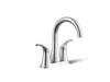 KOHLER K-27388-4 Simplice Centerset bathroom sink faucet, 1.2 gpm, polished chrome