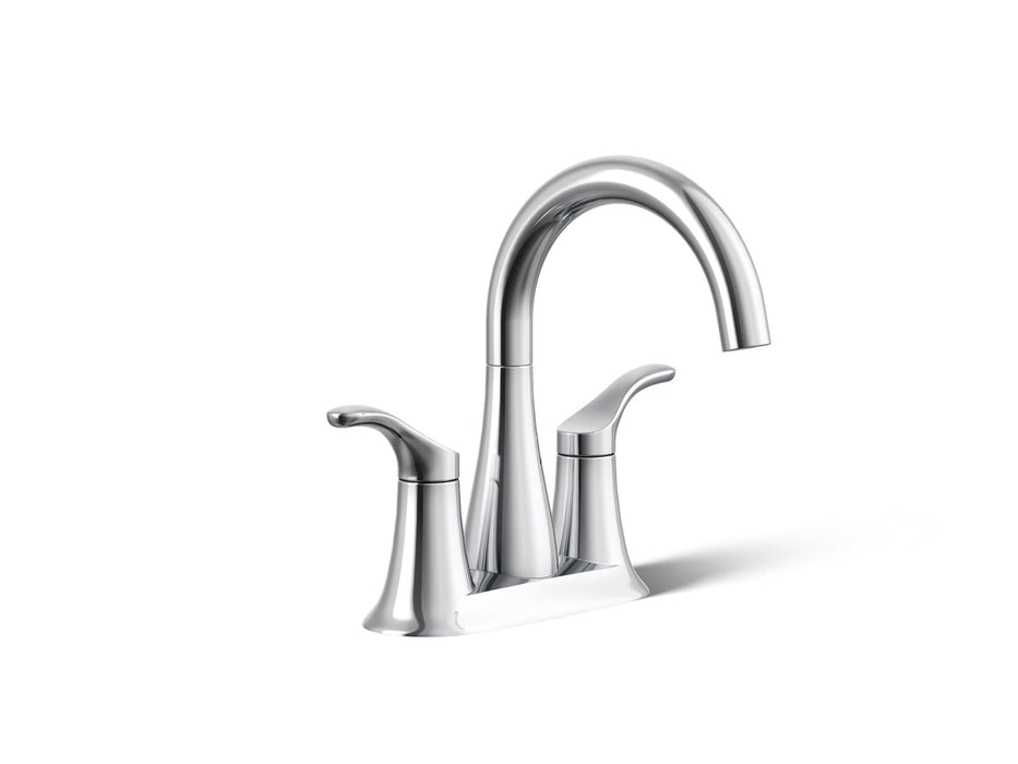 KOHLER K-27388-4K Simplice Centerset bathroom sink faucet, 1.0 gpm, polished chrome