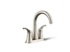 KOHLER K-27388-4K Simplice Centerset bathroom sink faucet, 1.0 gpm, vibrant brushed nickel