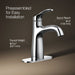 KOHLER K-27389-4 Simplice Single-handle bathroom sink faucet, 1.2 gpm, polished chrome - view 3