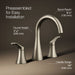 KOHLER K-27390-4K Simplice Widespread bathroom sink faucet, 1.0 gpm, vibrant brushed nickel - view 3