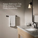 KOHLER K-27393 Simplice 18" towel bar, matte black - view 4