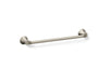 KOHLER K-27393 Simplice 18" towel bar, vibrant brushed nickel