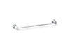 KOHLER K-27394 Simplice 24" towel bar, polished chrome