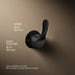 KOHLER K-27395 Simplice Robe hook, matte black - view 4