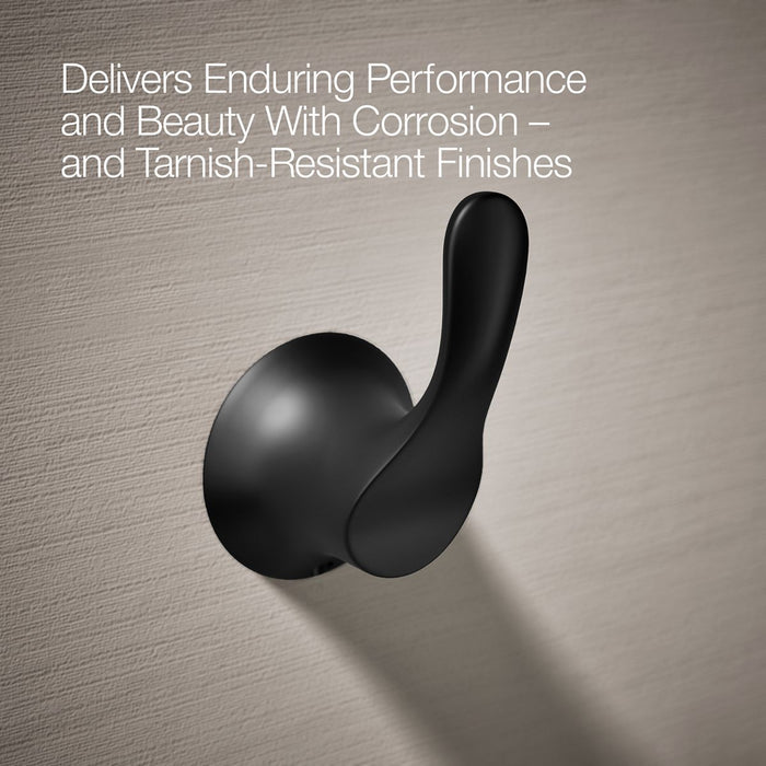 KOHLER K-27395 Simplice Robe hook, matte black - view 5