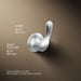 KOHLER K-27395 Simplice Robe hook, polished chrome - view 5