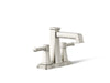 KOHLER K-27398-4N Riff Centerset bathroom sink faucet, 0.5 gpm, vibrant polished nickel