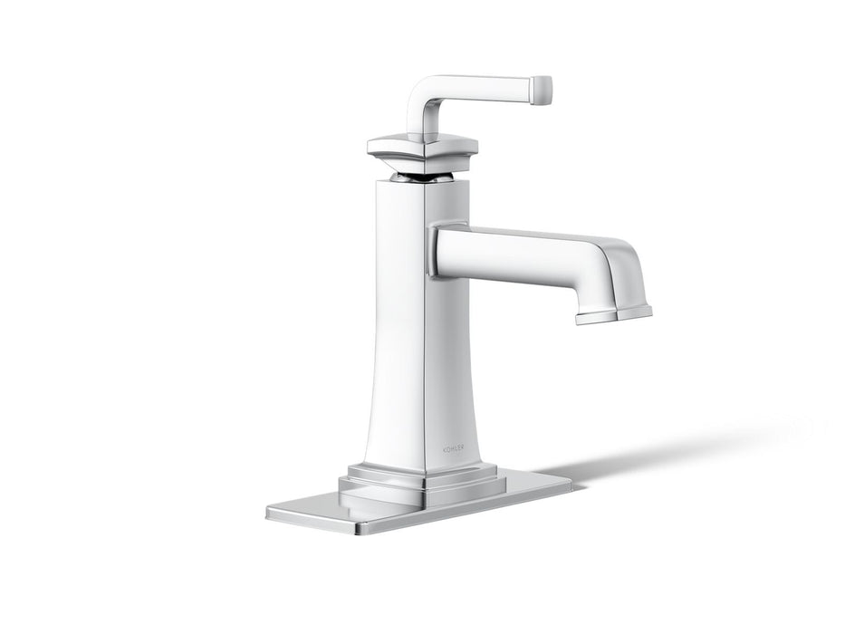 KOHLER K-27400-4N Riff Single-handle bathroom sink faucet, 0.5 gpm, polished chrome