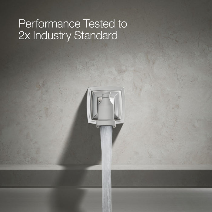 KOHLER K-27406 Riff Wall-mount bath spout with diverter, polished chrome - view 5