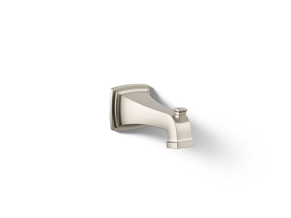 KOHLER K-27406 Riff Wall-mount bath spout with diverter, vibrant brushed nickel