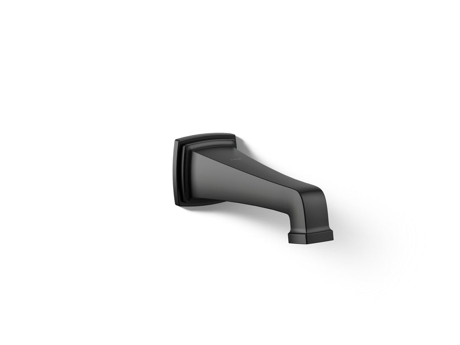 KOHLER K-27407 Riff Wall-mount bath spout, matte black