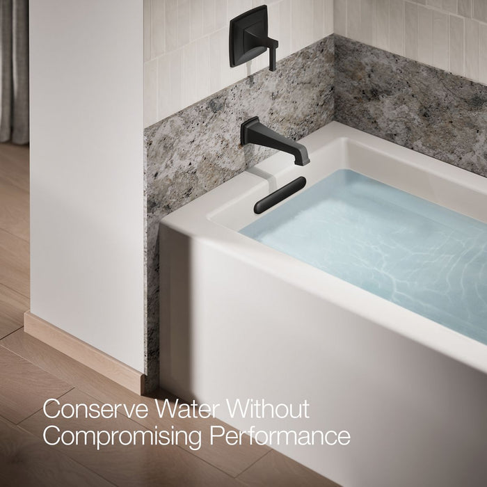 KOHLER K-27407 Riff Wall-mount bath spout, matte black - view 4