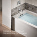 KOHLER K-27407 Riff Wall-mount bath spout, polished chrome - view 4