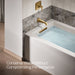 KOHLER K-27407 Riff Wall-mount bath spout, vibrant brushed moderne brass - view 4