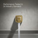 KOHLER K-27407 Riff Wall-mount bath spout, vibrant brushed moderne brass - view 5