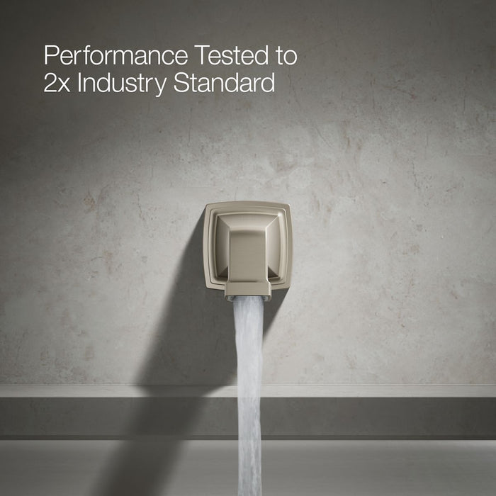 KOHLER K-27407 Riff Wall-mount bath spout, vibrant brushed nickel - view 5