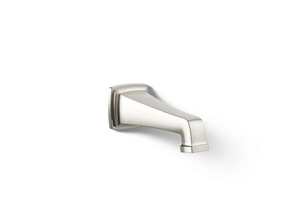 KOHLER K-27407 Riff Wall-mount bath spout, vibrant polished nickel