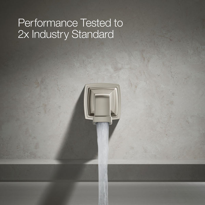 KOHLER K-27407 Riff Wall-mount bath spout, vibrant polished nickel - view 5