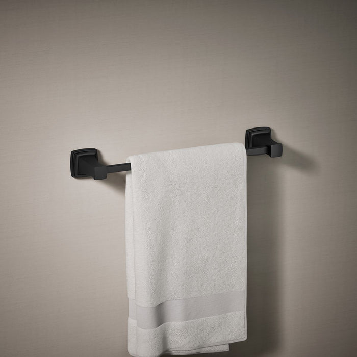 KOHLER K-27409 Riff 18" towel bar, matte black - view 3