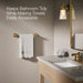 KOHLER K-27409 Riff 18" towel bar, vibrant brushed moderne brass - view 3